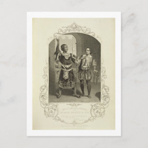 Herr G. V. Brooke als Othello und James Bennett al Postkarte