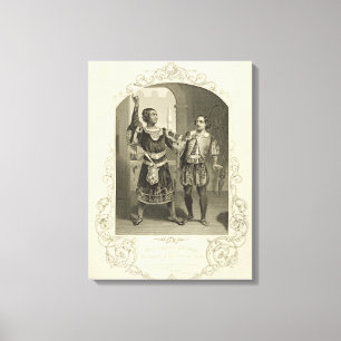 Herr G.V. Brooke als Othello und James Bennett als Leinwanddruck