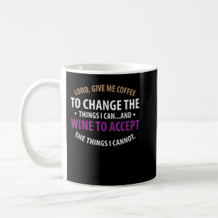 Herr, geben Sie mir Kaffee, um Wein zu ändern, um  Kaffeetasse