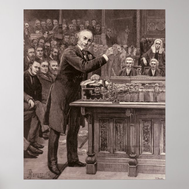 Herr Gladstone Poster (Vorne)