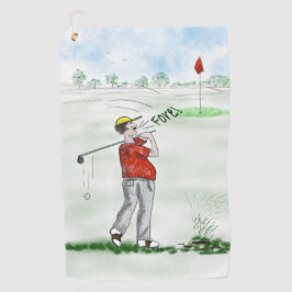 Herr Golf Towel Golfhandtuch