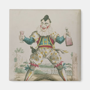 Herr Grimaldi als Clown Magnet