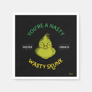 Herr Grinch Du bist ein garstiger, widerlicher S Serviette