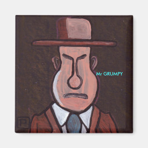 Herr GRUMPY Magnet
