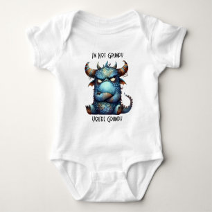 Herr Grumpy Monster Baby Strampler