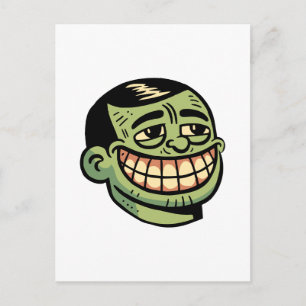 Herr Grün Postkarte