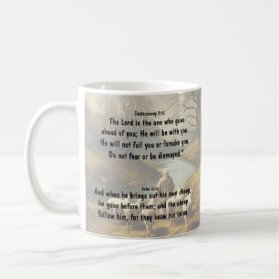 Herr guter Hirte geht vor dir Bibel Schrift Kaffeetasse