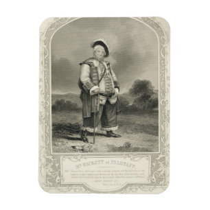Herr Hackett als Falstaff, in Henry IV (Tat I des Magnet
