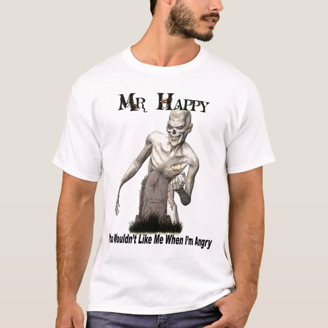 Herr Happy T-Shirt Toon (Vorderseite)