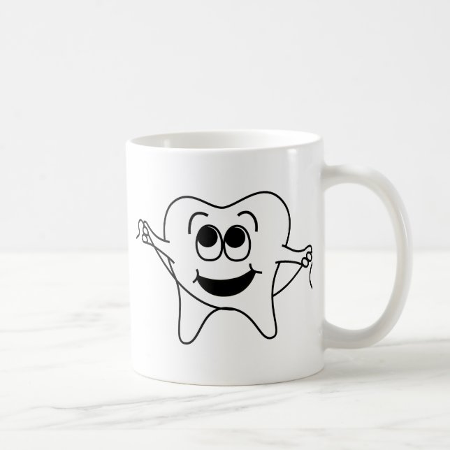 Herr Happy Tooth Kaffeetasse (Rechts)