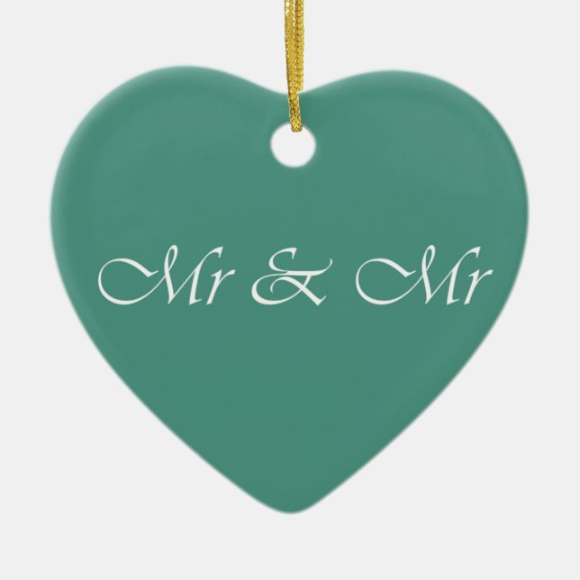 Herr & Herr Typografy Keramikornament (Vorne)