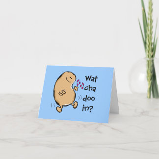 Herr Human Bean, der die Jiggy macht Karte
