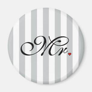 Herr Husband Groom Click, zum der Farbstreifen Magnet