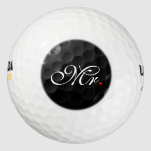 Herr Husband Groom Seine Hers Newly Weds Golfball