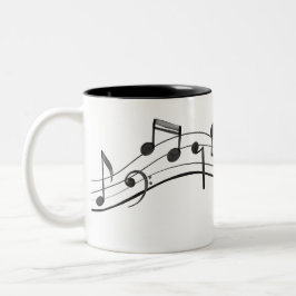 Herr ist Meine Stärke und meine Song-Tasse Zweifarbige Tasse