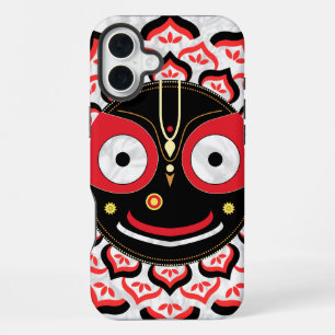 Herr Jagannath Gesicht Chakra Hindu-Gottheit iPhone 16 Plus Hülle