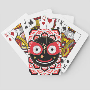 Herr Jagannath Gesicht Chakra Hindu-Gottheit Spielkarten