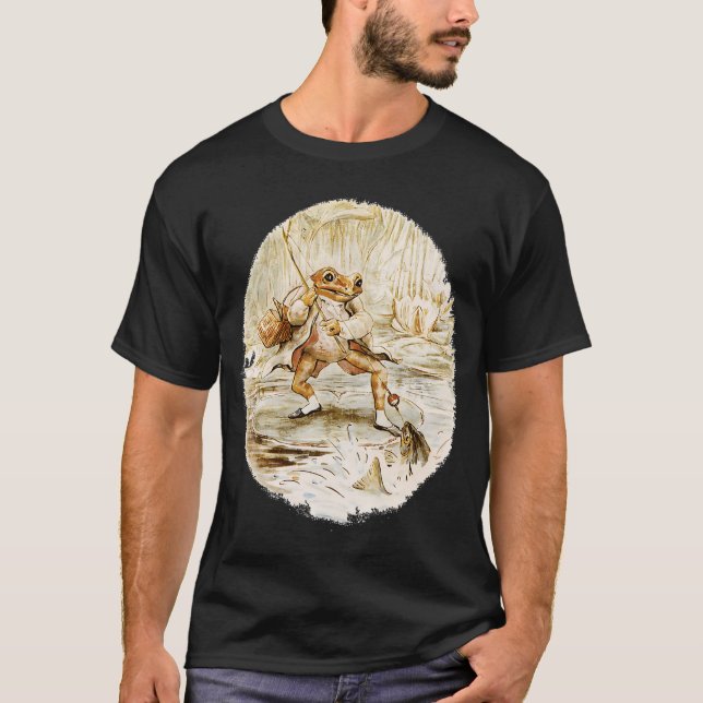 Herr Jeremy Fisher von Beatrix Potter T-Shirt (Vorderseite)
