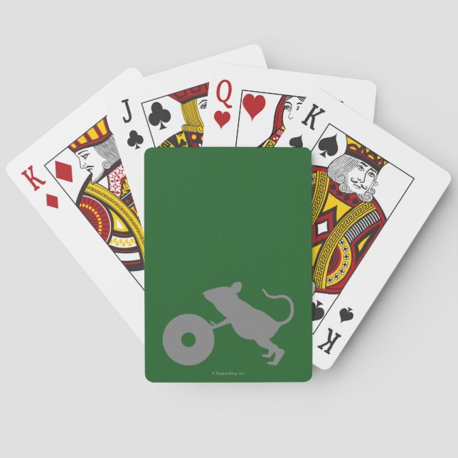 Herr Jingles von der Grünen Mile Spielkarten (Rückseite)