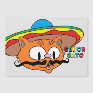 Herr-Katze-Magnetkarte Magnetkarte