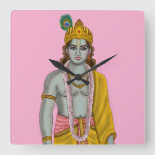 Herr Krishna Wanduhr