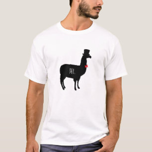 Herr Lamajungvermähltent-shirt T-Shirt