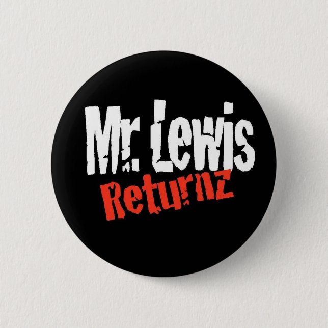 Herr Lewis Returnz Button (Vorderseite)