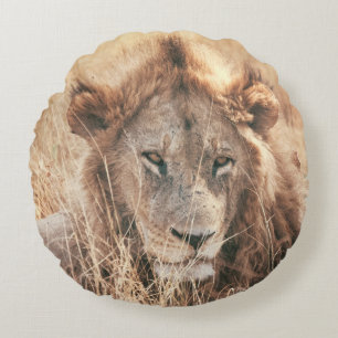 HERR LION KING RUNDES KISSEN