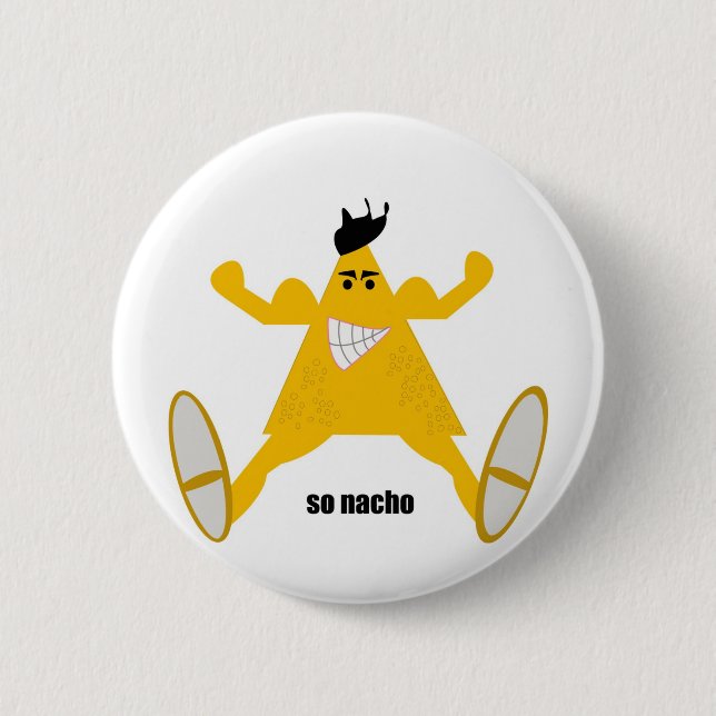 Herr Macho Nacho Button (Vorderseite)