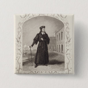 Herr Macready als Shylock, Szene 3 der Taten-I, Button