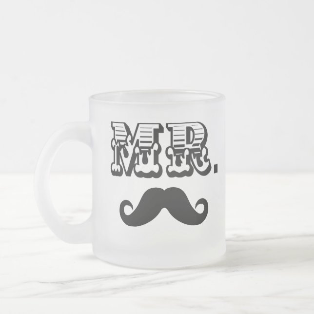 Herr - mattierte Tasse (Links)