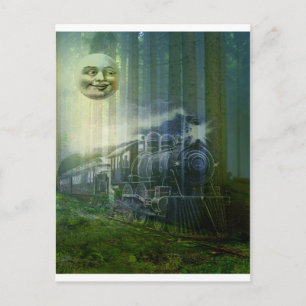 HERR MOON UND GHOST TRAIN.jpg Postkarte