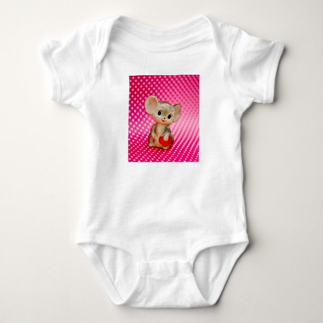 Herr Mouse Baby Strampler (Vorderseite)