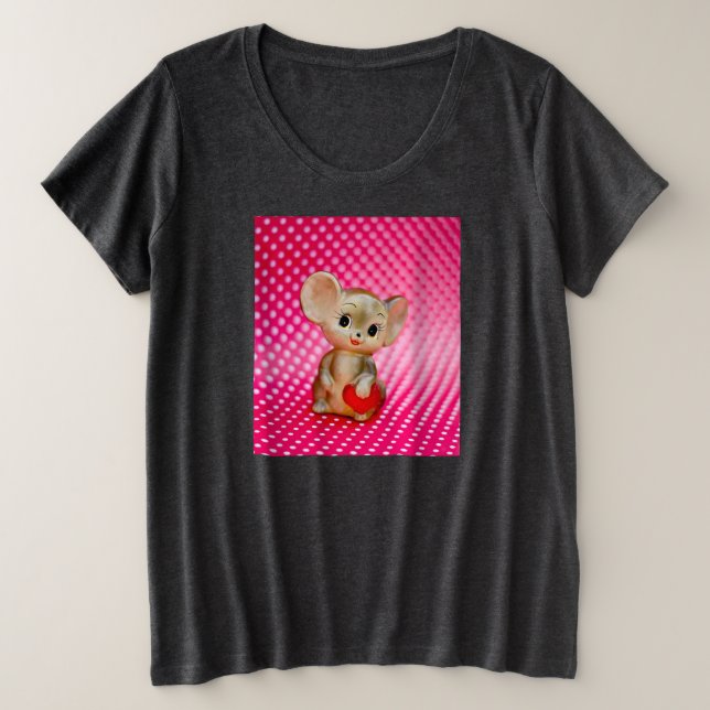 Herr Mouse Große Größe T-Shirt (Design vorne)