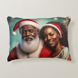Herr & Mrs. Claus Accent Pillow Dekokissen