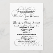 Herr & Mrs. - Einladung zu Hochzeiten und Empfänge