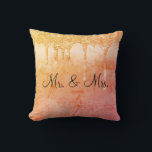 Herr & Mrs Glitzer Wedding Keepake Elegant Throw P Kissen<br><div class="desc">Hübsche gemischte Farben Mr. and Mrs.,  "I Liebe You" Hochzeitskissen. Das ist eine schöne Farbe und so einzigartig. Was für ein elegantes Geschenk für Braut und Bräutigam.</div>