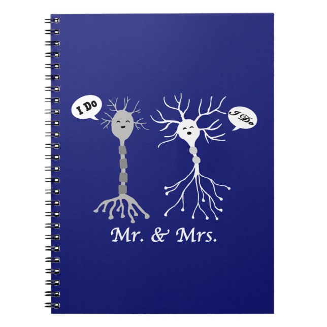 Herr & Mrs. Neuron Notizblock (Vorderseite)
