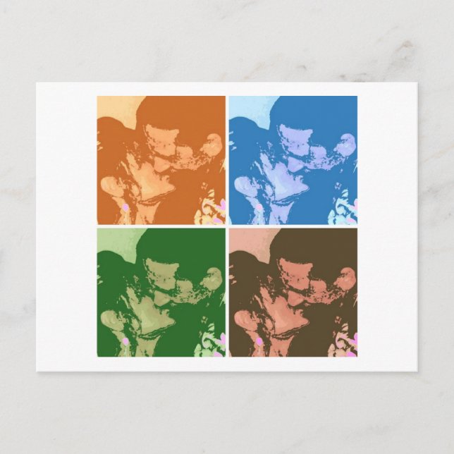 Herr & Mrs. Postkarte (Vorderseite)