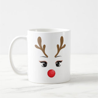Herr & Mrs. Rudolph the Red Nose Rentier Kaffeetasse