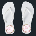 Herr & Mrs. Watercolor Wedding Flip Flops<br><div class="desc">For further customization,  please click the Customize button and use our design tool to modify this template. If the options are available,  you may change text and image by simply clicking on "Edit/Remove Text or Image Here" and add your own. Designed by Freepik.</div>