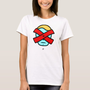 Herr Mysterium Enigmatischer Cartoon-Charakter T-Shirt