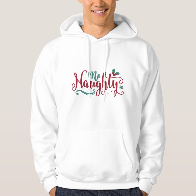 Herr Naughty Hoodie (Vorderseite)