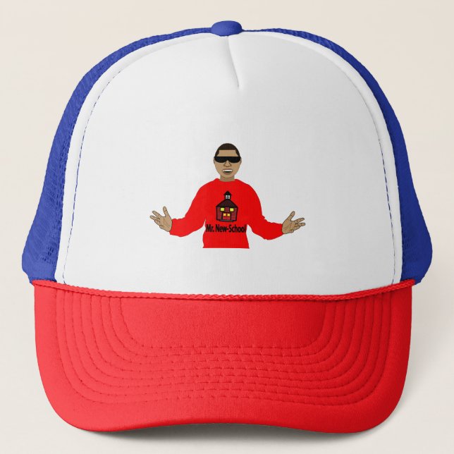 Herr New School Cap Truckerkappe (Vorderseite)