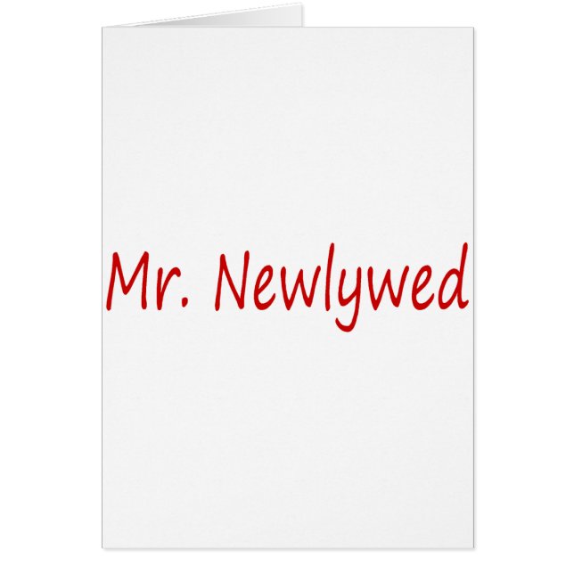 Herr Newlywed (rot) (Vorne)