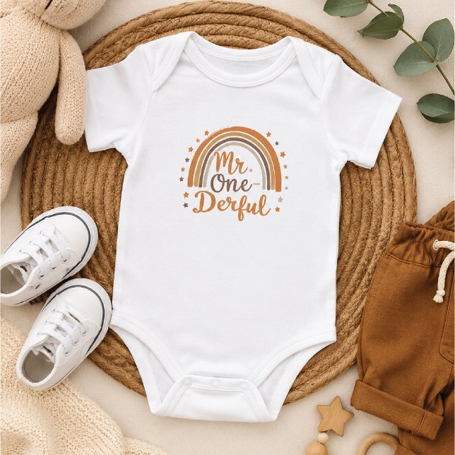 Herr One-derful Baby Bodysuit Strampler (Von Creator hochgeladen)