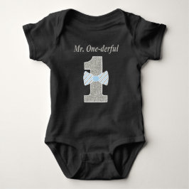 Herr ONE-derful Baby Jersey Bodysuit, Herr Onederf Strampler