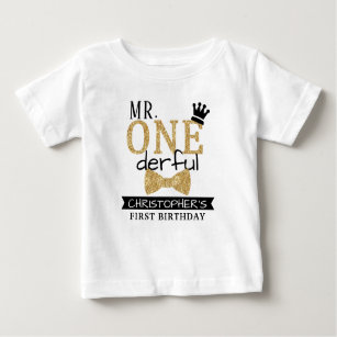 Herr ONEderful 1st Birthday Baby T-shirt
