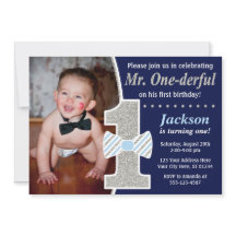 Herr ONEderful Birthday Einladung