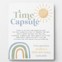 Herr Onederful Boys 1st Birthday Time Kapsel Unter
